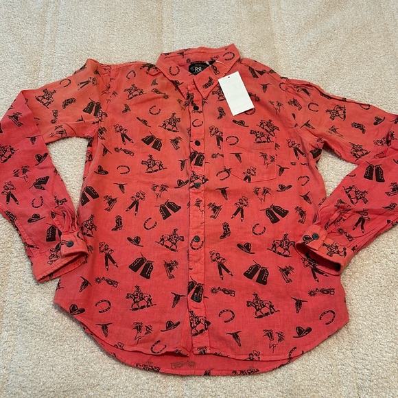 Double RL Western Print Shirt - Picture 2 of 4